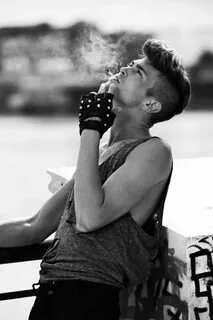 Customized Man smoking, Bad boy style, How to look handsome