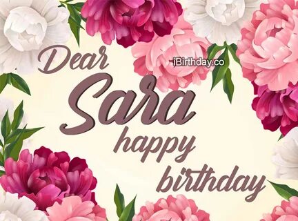 Sara Flowers Happy Birthday - 1200x888 - Download HD Wallpap