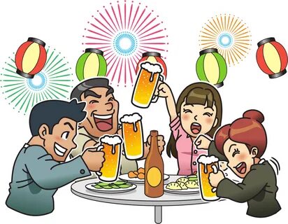 Partying Clipart - (2400x1870) Png Clipart Download