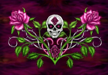 Gothic Purple Skull Wallpapers - 4k, HD Gothic Purple Skull 