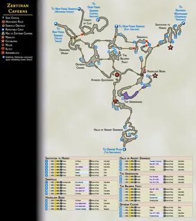 Final Fantasy XII Zertinan Caverns Map Map for PlayStation 2