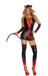섹시한 가죽 할로윈 의상 3S9080 무료 배송 어두운 판타지 여성 악마 할로윈 의상 devil costum