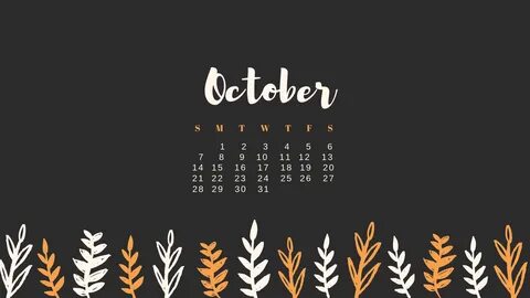 Free Download: October Calendars & Wallpapers October calend