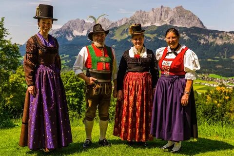 Тирольский костюм - национальные наряды женщин и мужчин