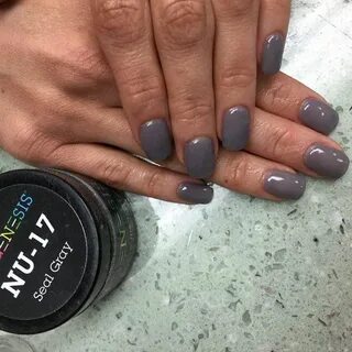 Znalezione obrazy dla zapytania nugenesis grey Dip nail colo