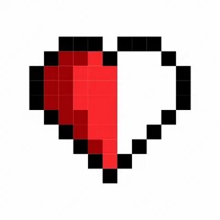 Half, health, heart, life, red icon - Download on Iconfinder