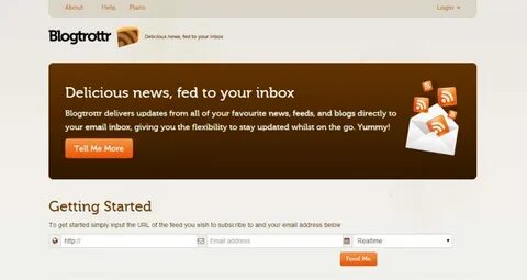 Blogtrottr Turns RSS Feeds Into Email News Letters With Stor