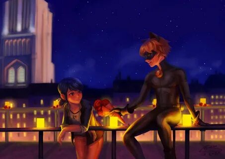 Miraculous Ladybug Marichat Wallpapers - Wallpaper Cave