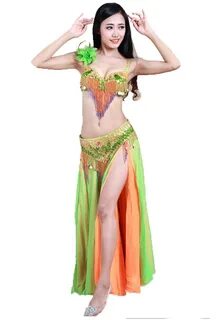 Sexy Belly Dance Costume Performing Dancewear Bollywood Indi