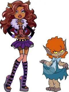 Clawdeen And Winnie By Figyalova - Clawdeen Wolf - (717x951)