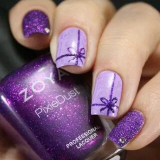 Instagram photo by marymonkett #nail #nails #nailart Purple 