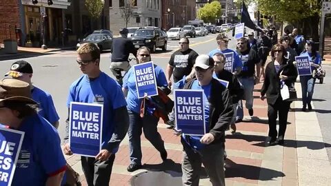 Blue Lives Matter Rally - YouTube