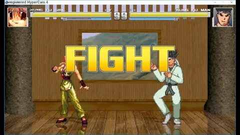 Mugen: Kung Fu Girl Vs Kung Fu Man (capcom) - YouTube