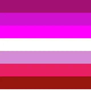 Pixilart - updated lesbian flag by Fluffernutter