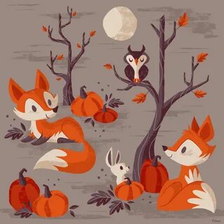 Fox Fall Paintings Related Keywords & Suggestions - Fox Fall