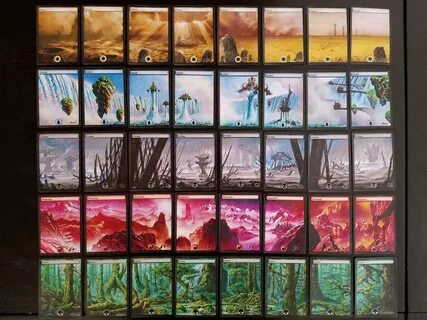 Kamigawa Panoramic Full Art Lands Altered Cards - Album on I