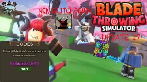 Blade Throwing Simulator 🍋 Update 17 🍋 NEW SPIN + NEW GLITCH