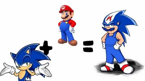 Mario and Sonic mashup - Speed Draw - YouTube