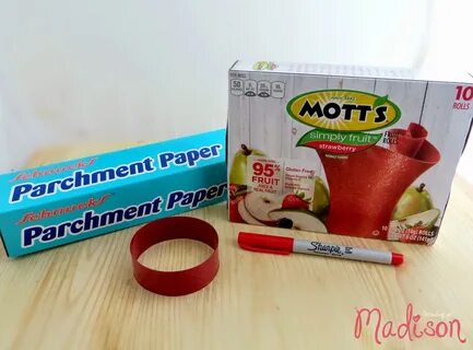 Fruit Roll-Up Fortune Cookies - Valentine Day Treat - AnnMar