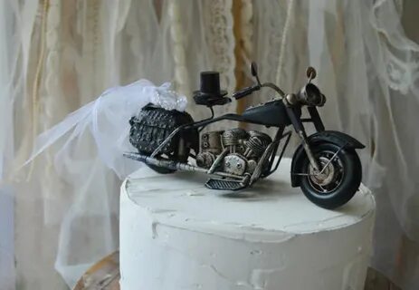 Motorcycle-ring Holder-pillow-cake Topper-ring Bearer-Harley