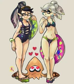 Squid Sisters in Swimwear. Squid Sisters Know Your Meme