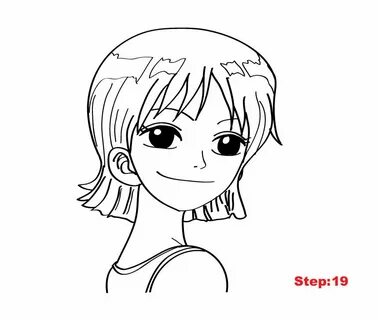 How to draw Nami from One Piece MANGAJAM.com