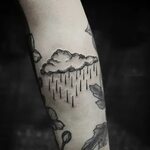 Single needle bicycle tattoo by Annelie Fransson - Tattoogri