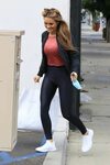 Chrishell Stause All Smiles - Out in LA 10/25/2020 * CelebMa