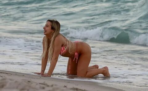 Tana Mongeau - In a pink bikini in Miami Beach GotCeleb