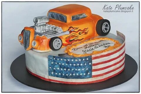 Hot Rod Ford A cake Cars birthday cake, Plumcake, 80 birthda
