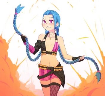 Safebooru - alternate hair color bikini top blue hair blush 