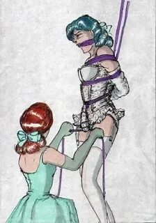 Devina Cox's World Of Femdomination: Vintage Sissy Art Vol 6