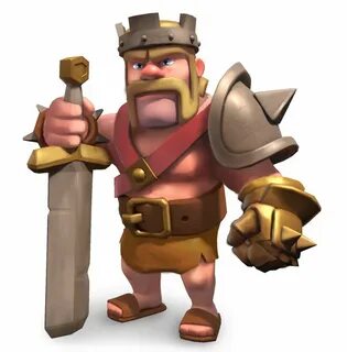 clash of clans characters Barbarian King - guide to heroes i