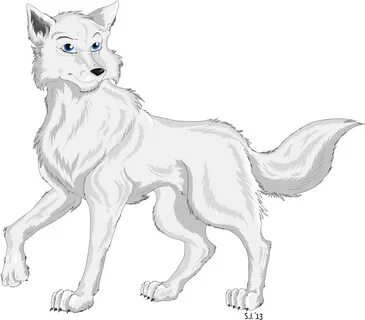 Download HD Cute Arctic Wolf Drawing - Drawing Transparent P