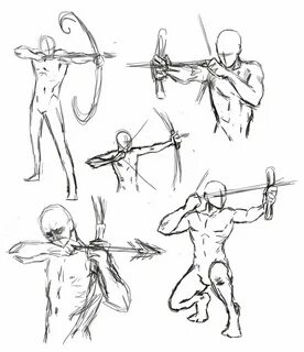 drawing bow poses by THEAltimate on deviantART Drawing refer