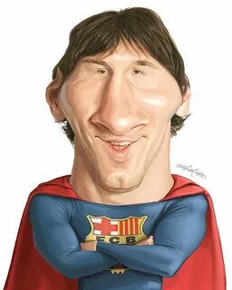 Caricatura de Messi Funny caricatures, Celebrity caricatures