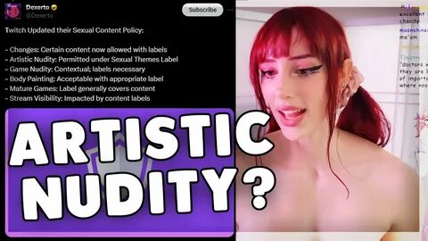 Artistic nudity twitch porn