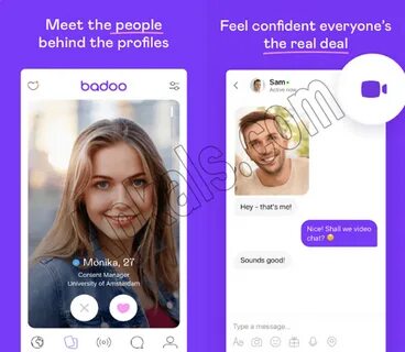 Badoo includes all the typical features you'd expect from a dating app. 