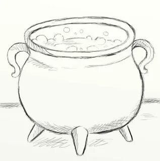 Witches Cauldron Coloring Pages