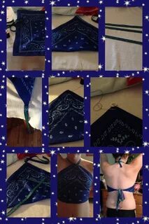 Step by Step Pictures- Bandana Halter Top- would try to make