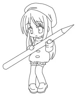 Chibi Lineart By Sasuderuto On Deviantart - Madreview.net