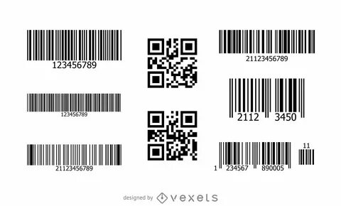 Barcode QR-Code Eingestellt - Vektor Download