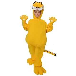 2017 Fancy Children Garfield Costume Funny Halloween Kids Pe