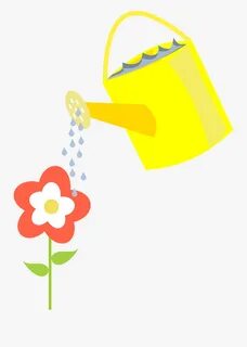Ewer Watering Flower Free Picture - Single Flower Being Wate