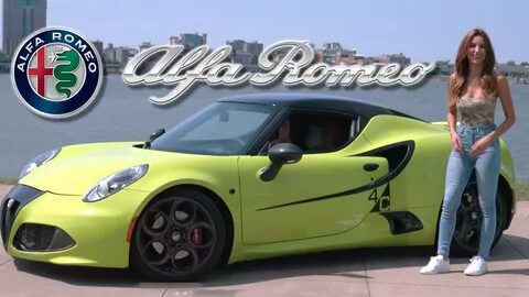 Lime Green ALFA ROMEO 4C coupe - wicked fun baby supercar! -