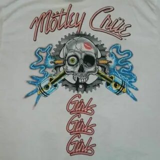 UBER RARE! MOTLEY CRUE vintage 1987 t-shirt 80s tour concert