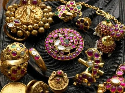Exquisite Ruby Temple Jewellery Collection from ARNAV Jewell