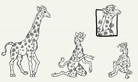 Giraffe to Anthro TF by silverclaw1 by ehh123 -- Fur Affinit