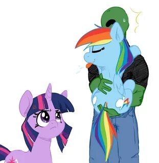 anon,rainbow dash, twilight sparkle My little pony cartoon, 