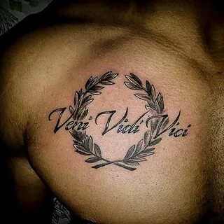 16 Veni Vidi Vici Tattoos With Explained Meaning - TattoosWi